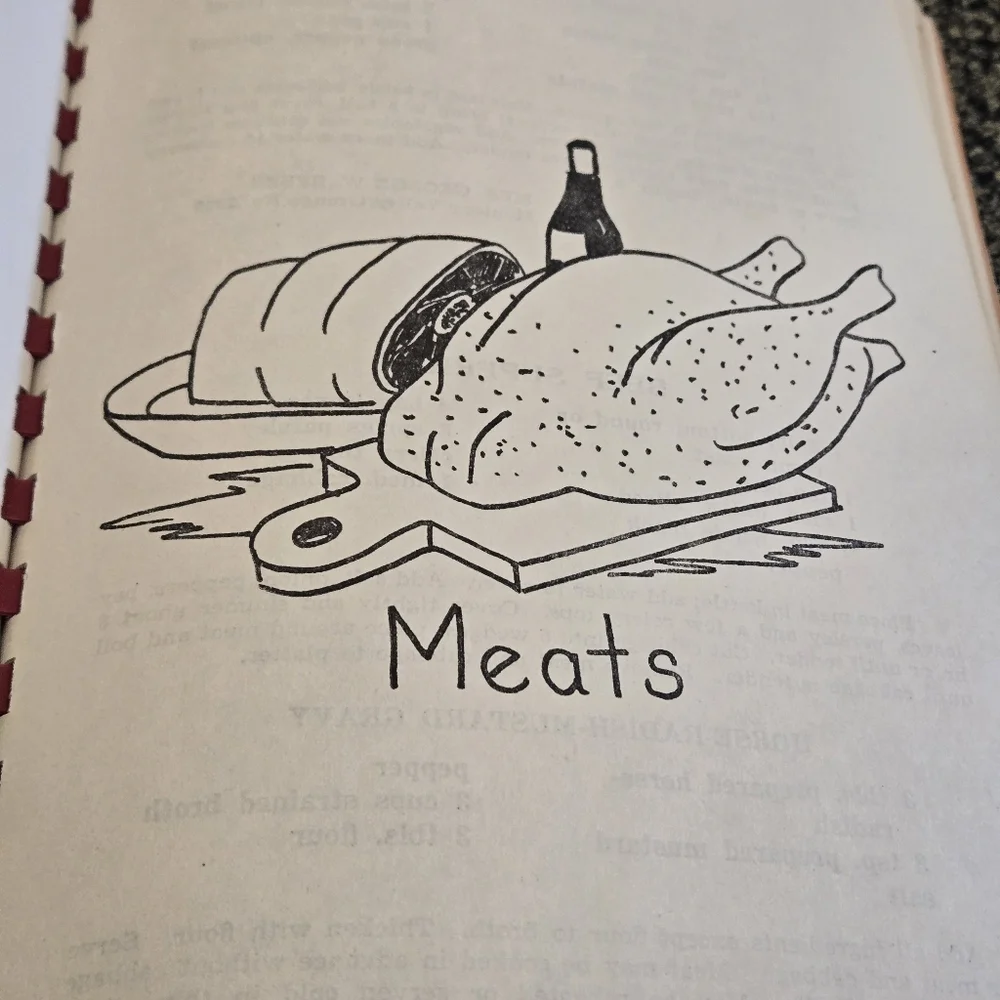 Vintage (1972) Grange Pennsylvania State Cookbook 536 Pages Over 1500 Recipes